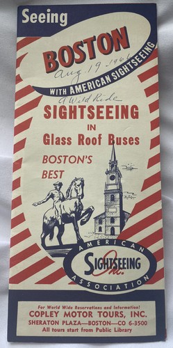 Vintage guide seeing - vintage, boston